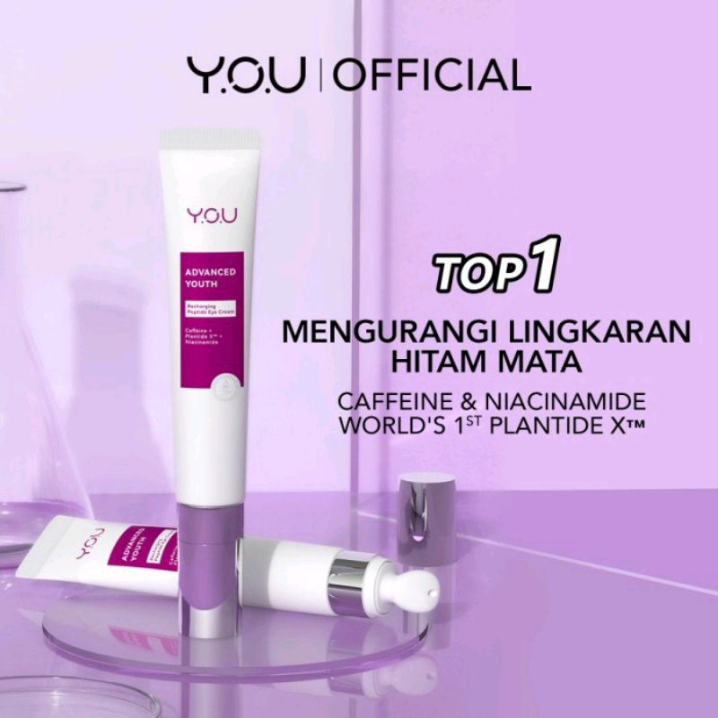 YOU ADVANCED YOUTH RECHARGING PEPTIDE EYE CREAM SERUM