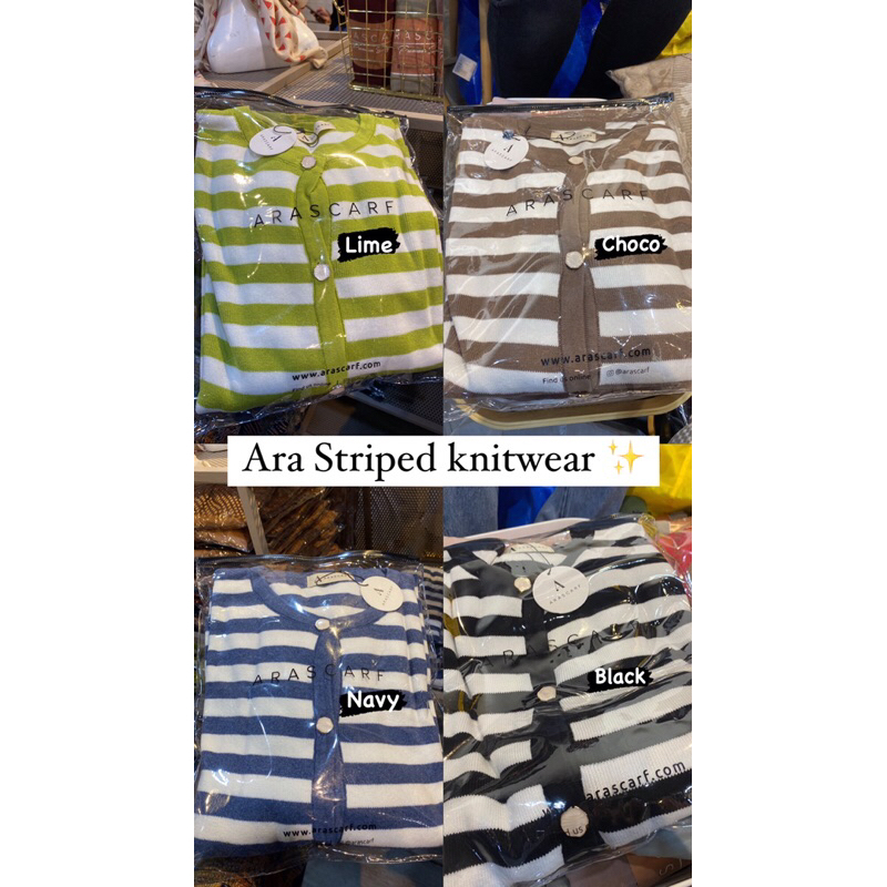 Striped Knitwear -ARASCARF
