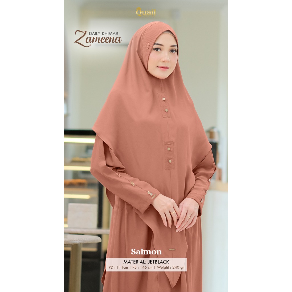 ZAMEENA KHIMAR Quail Hijab Jumbo