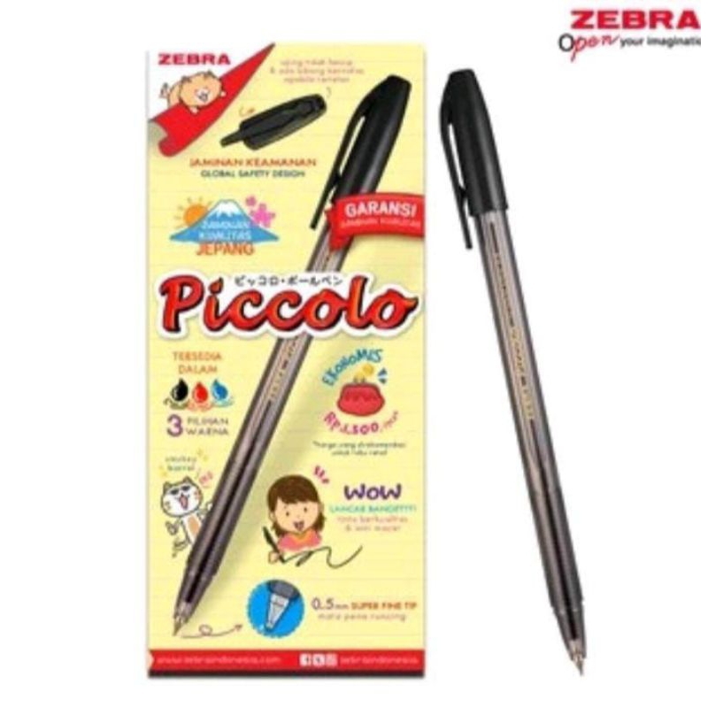 

Pulpen Zebra Picoolo 0.5mm isi 12pcs/pack