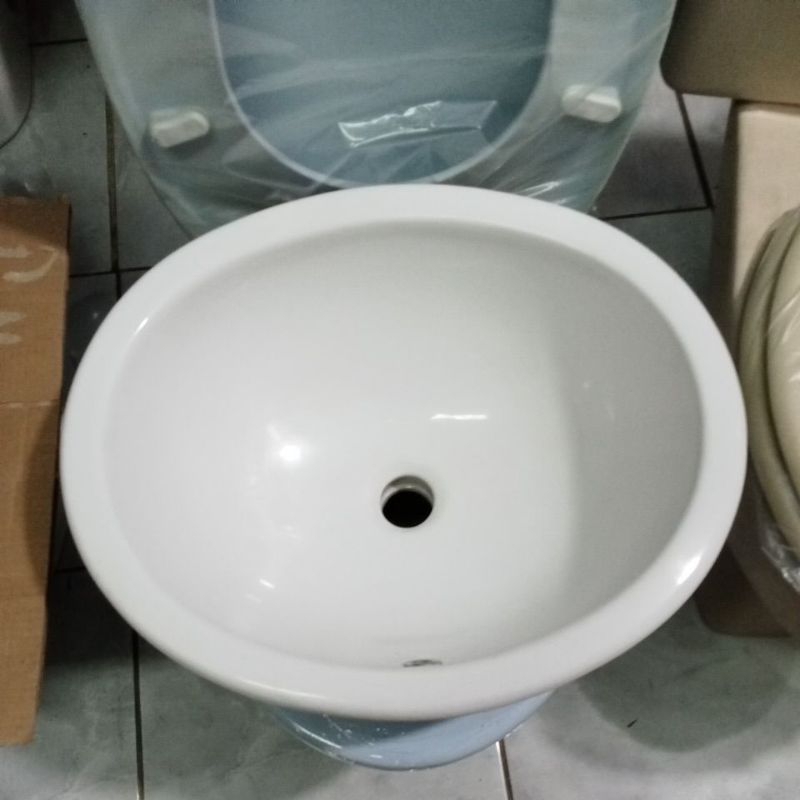 wastafel mangkok tanam merek toto