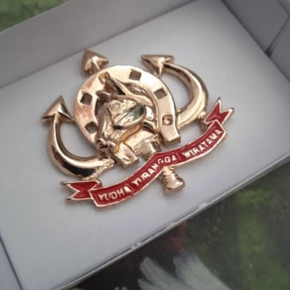 brevet wing pin lencana kuda kavaleri