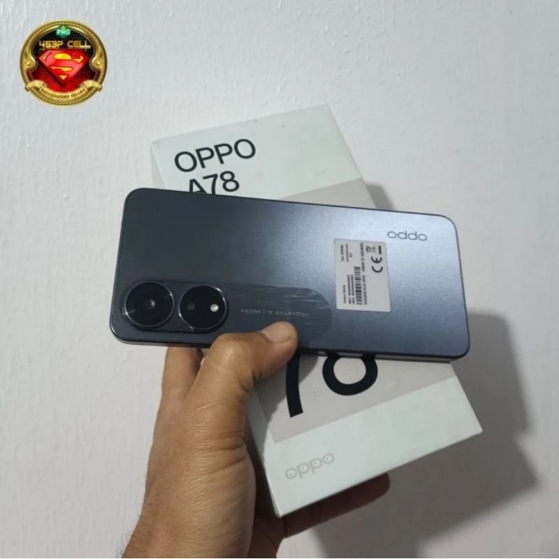 OPPO A78 4G 8/256GB Second Bergaransi