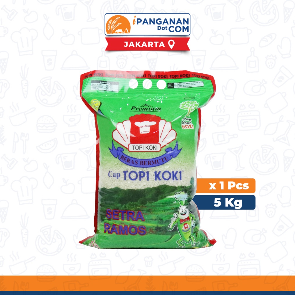 

Import Terlaris Beras Premium Cap Topi Koki Setra Ramos 5 Kg Harga Sudah Termasuk Ongkir JKT