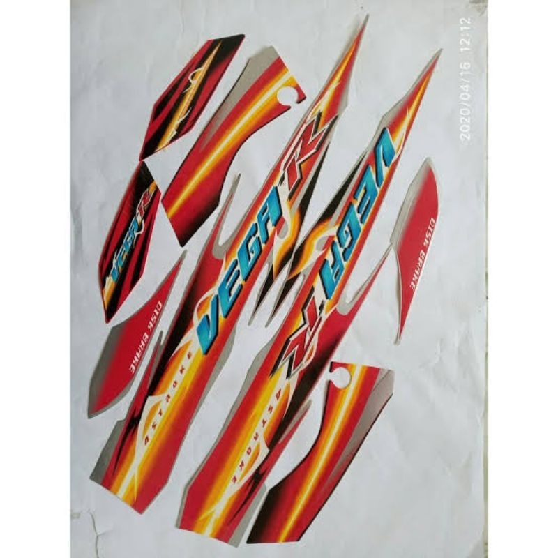 REDY STIKER VEGA R NEW STRIPING SETIKER VEGA R NEW 2007