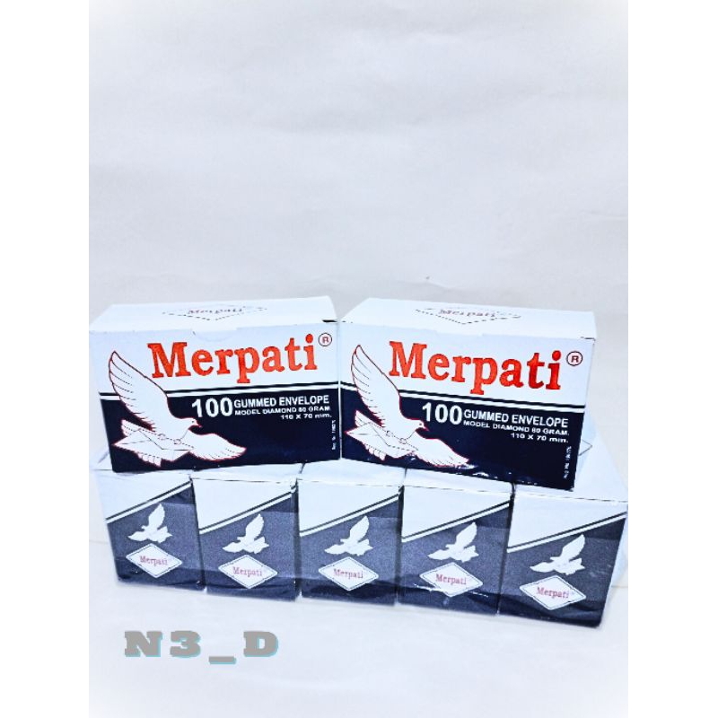 

AMPLOP PUTIH KECIL MERPATI 1BAL ISI 5 BOX