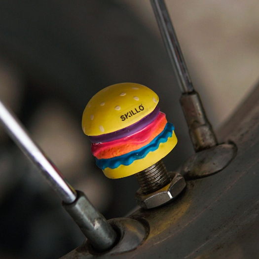 SKILLO - Burger POP Series - Tutup Pentil Ban Motor Mobil Valve Caps