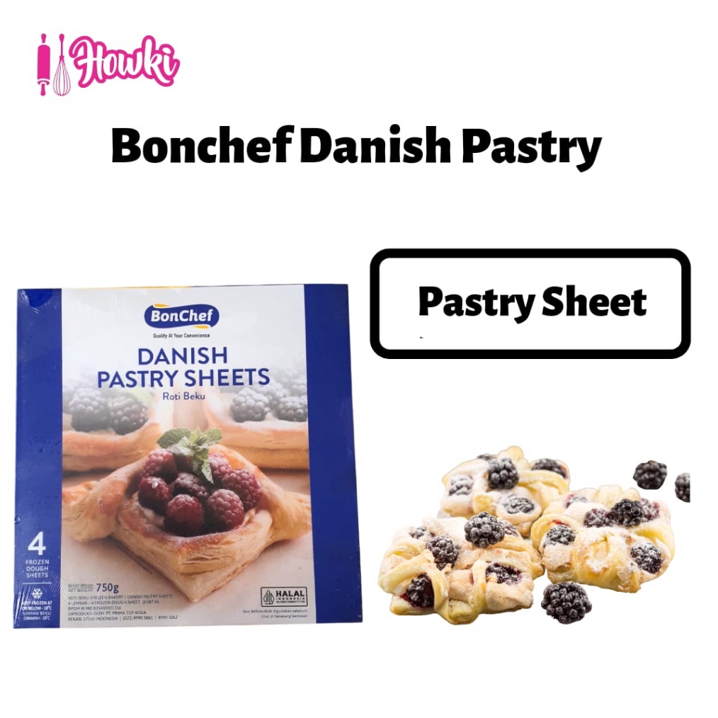 

1212 Brands Festival BonChef Danish Pastry Sheet 75 gr