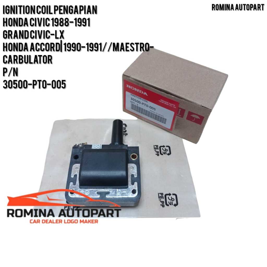 IGNITION COIL PENGAPIAN CIVIC 1988-1991 | GRAND CIVIC LX- ACCORD 1990-1991 MAESTRO
