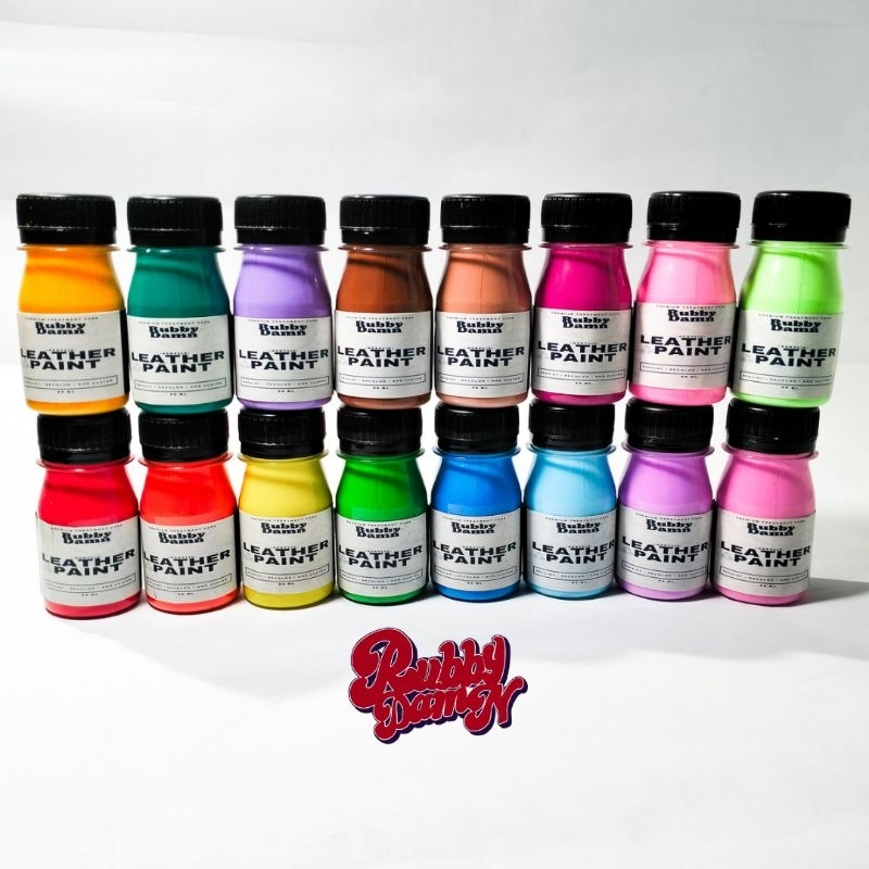 

Rubby damn leather fluorescent - cat lukis sepatu - cat canvas - cat custom