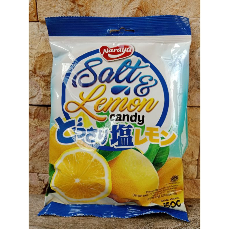 

NARAYA SALT AND LEMON CANDY 150 gram