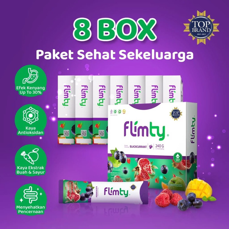𝖎 𝖓𝖆𝖙𝖚𝖗𝖆𝖑 | Promo Flimty - Bundling 8 Box Flimty Original Halal BPOM - Top Brand No 1 Flimty Samarin