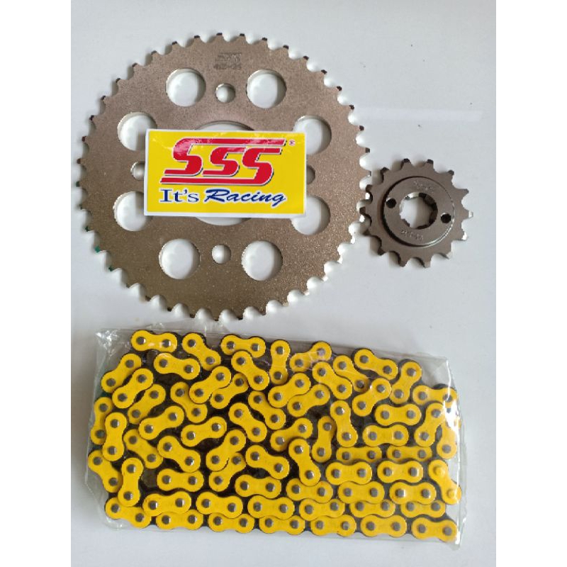 gear gir set sss 415 rantai warna jupiter z1/jupiter z robot/vegazr/vega force/vega RR/dll