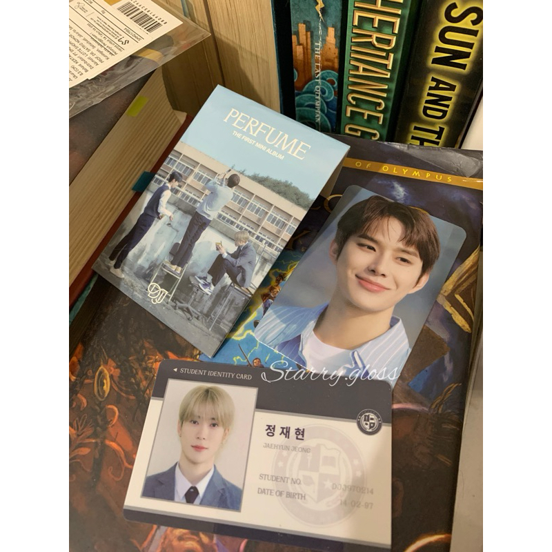 Unsealed trading card parfume djj dojaejung pc jungwoo id jaehyun