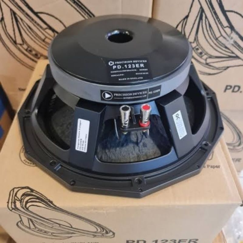 SPEAKER SUBWOOFER PRECISION DEVICES 12 INCH PD123ER VC 3 INCH
