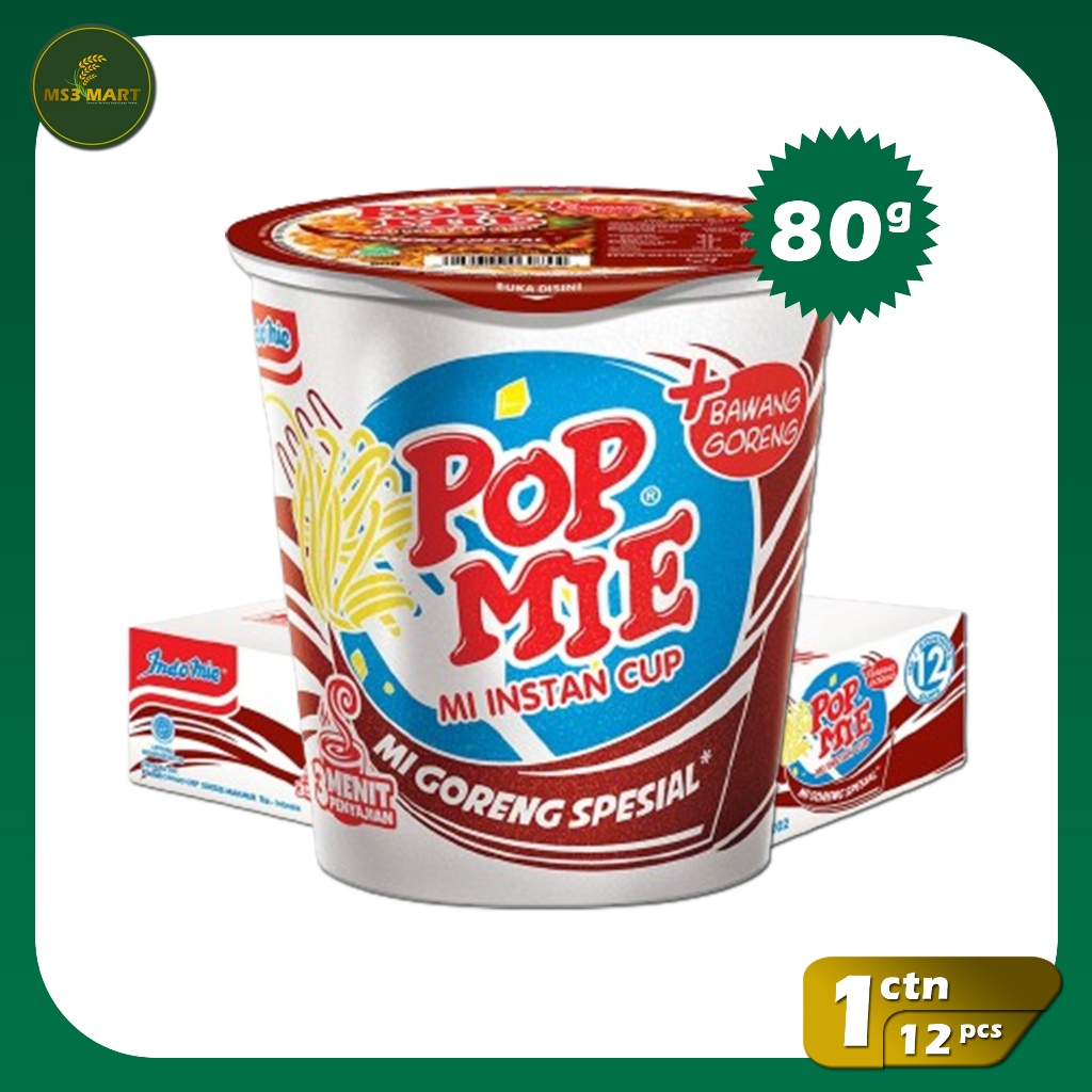 POP MIE GORENG SPESIAL 1 DUS 80 GR 12 PCS | MS3 MART