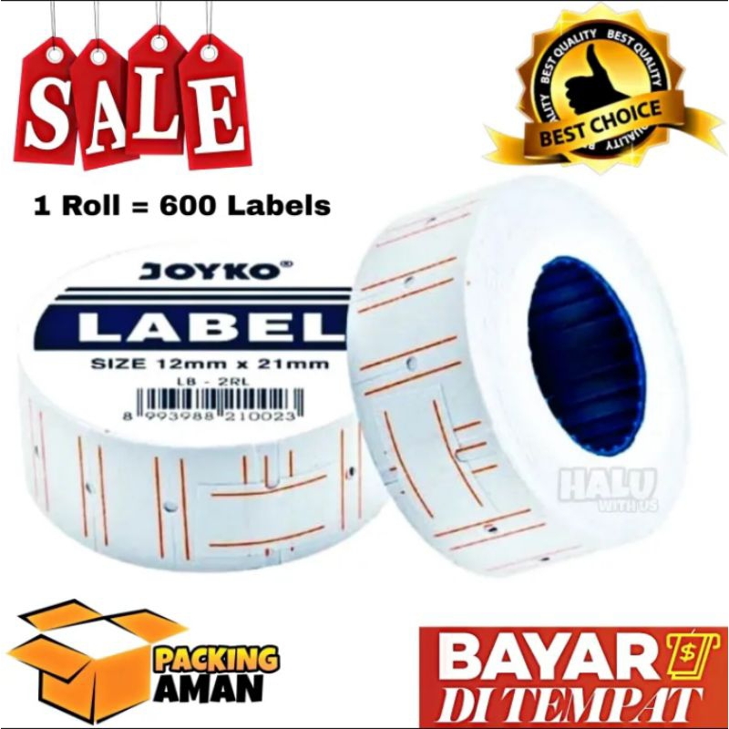 

(BISA COD) PROMO 1 Roll Price Label / Label Harga Joyko LB-2RL