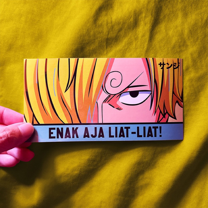 

Sticker Anime Jepang - Sanji ONE PIECE