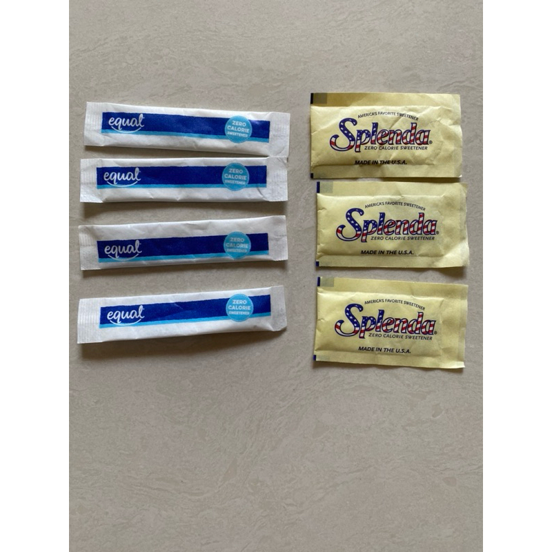 

sweetener Equal sachet / sweetener Splenda sachet