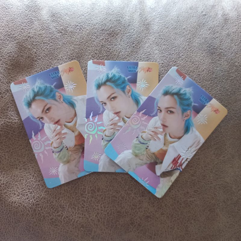 Felix Ultramilk Photocard Official, Stray Kids X Ultramilk Official Photocard, Ultramilk Photocard, 