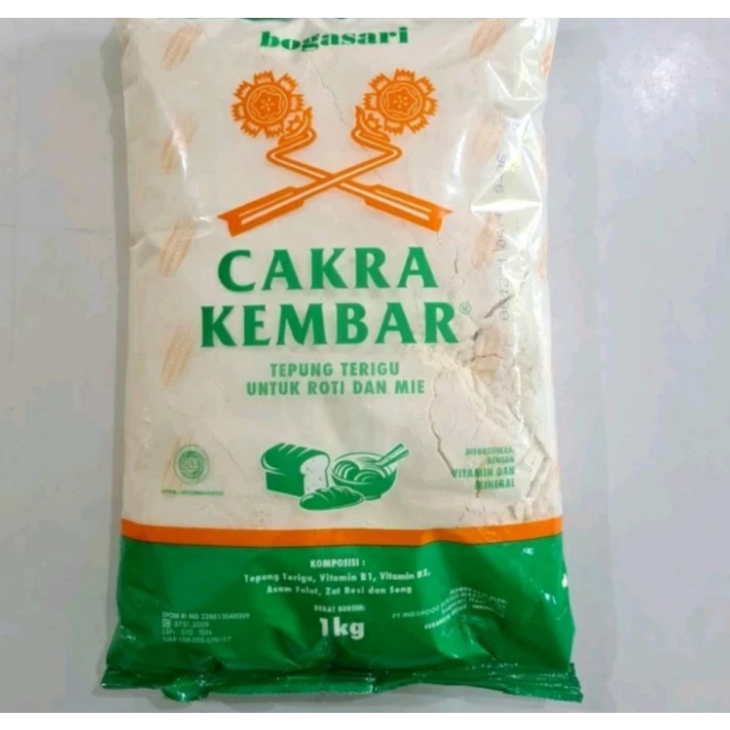 

TEPUNG TERIGU CAKRA KEMBAR 1KG