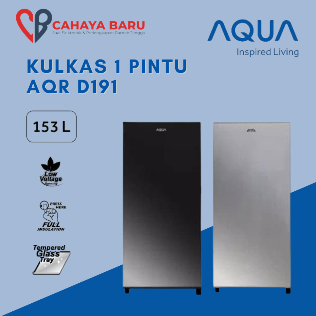 KULKAS AQUA AQR D191