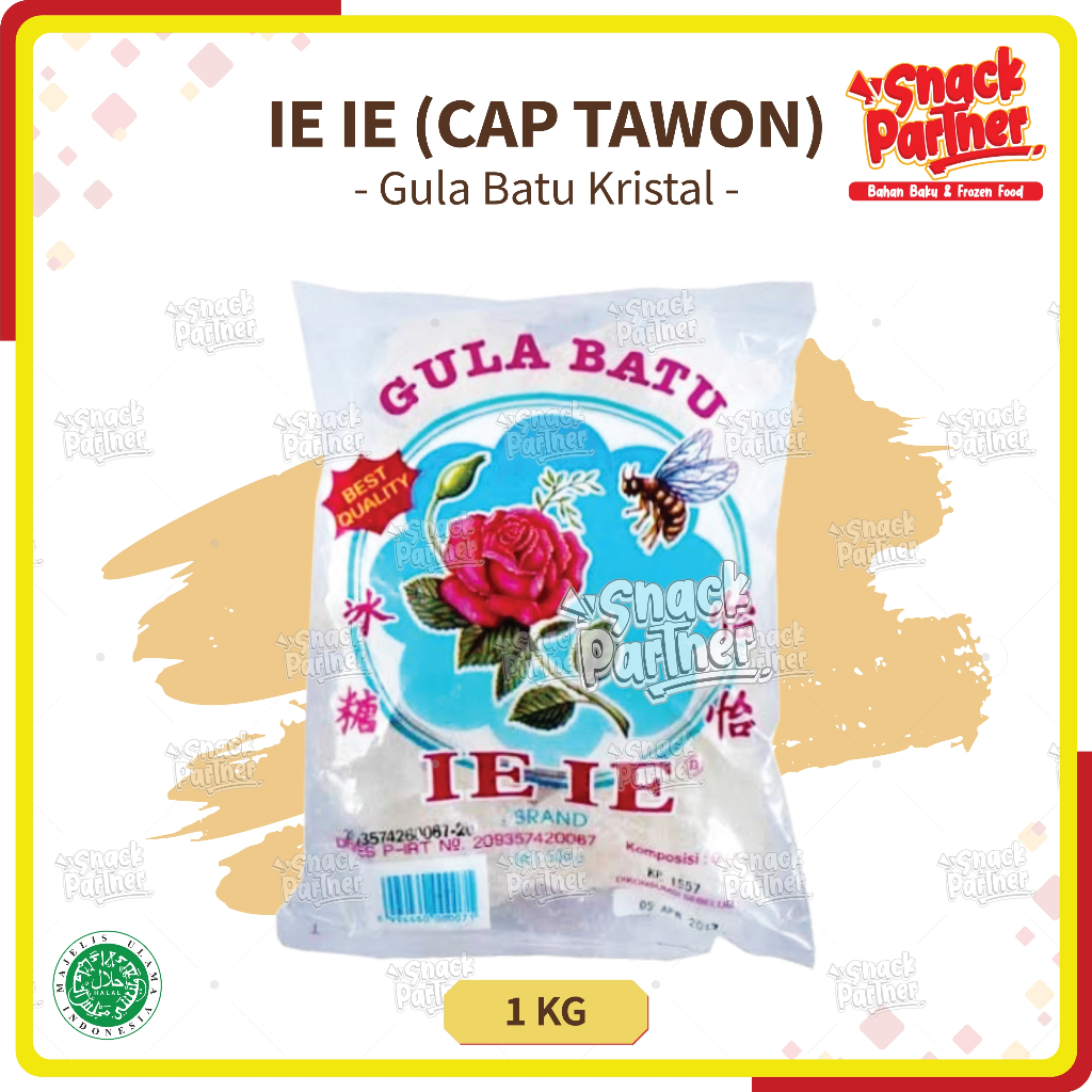 

[EXP 21 JUN 2025] IE IE (CAP TAWON) 1 KG - GULA BATU KRISTAL 1KG