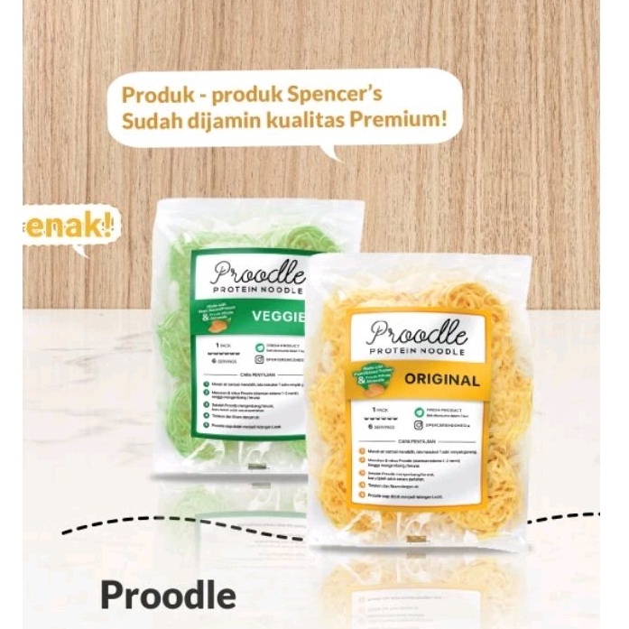 

PROODLE Protein Noodle | Nutritious Mie Diet | Mie Sehat (Veggie & Original)