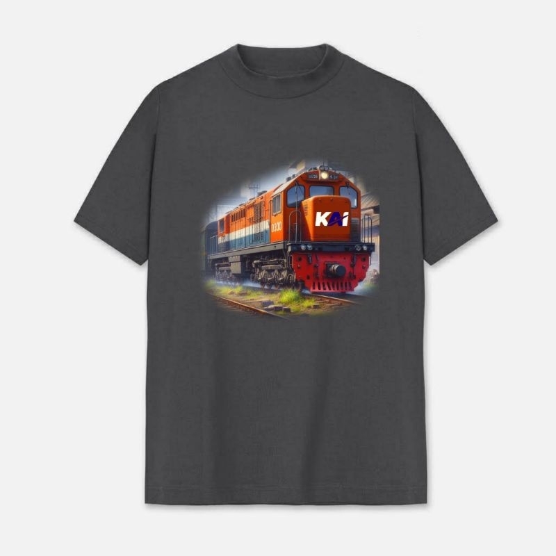 KAOS DEWASA KERETA API INDONESIA LOKOMOTIF CC201 PTKAI BUMN