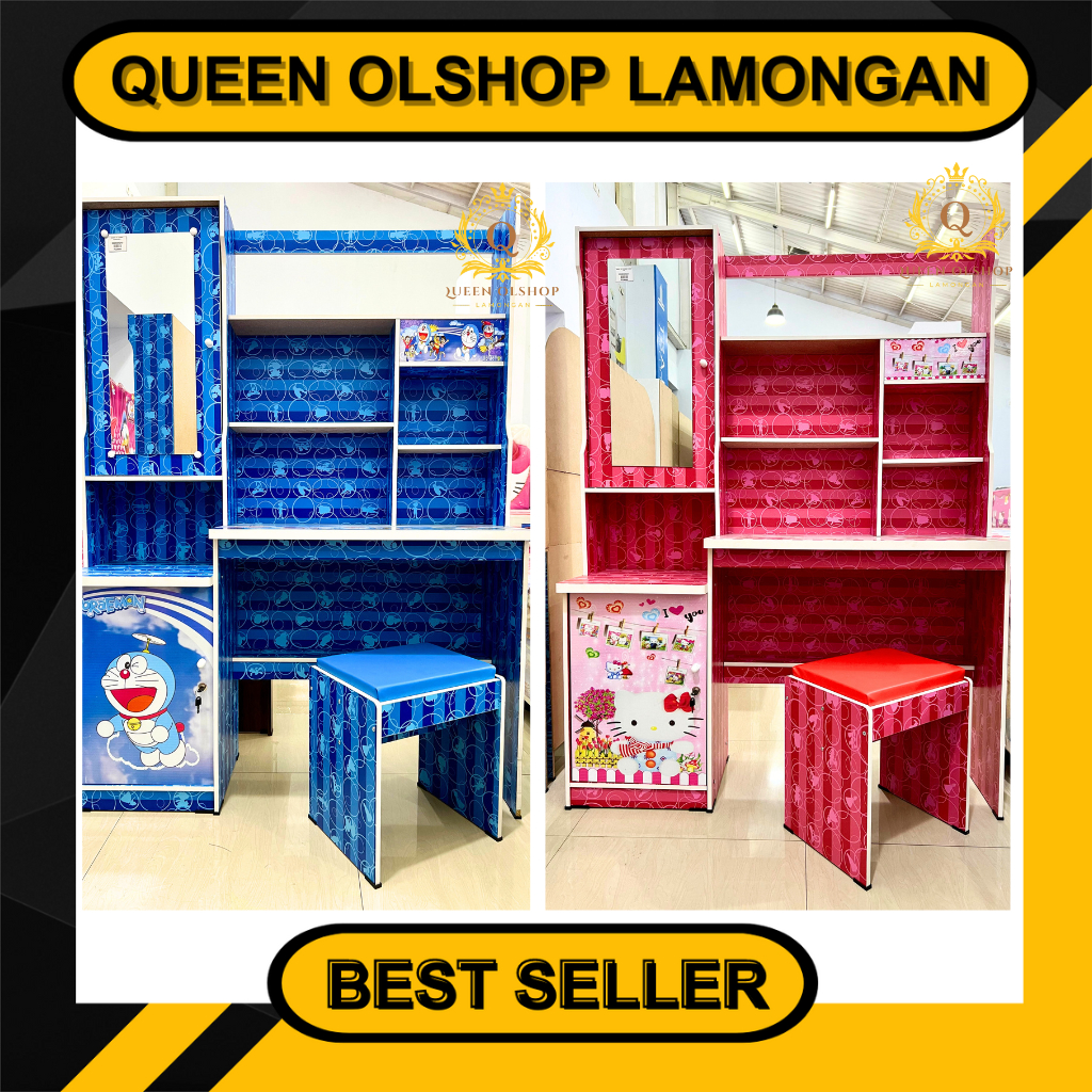 [PROMO] Lemari Meja Belajar Anak Gambar MBMR 165 Cermin