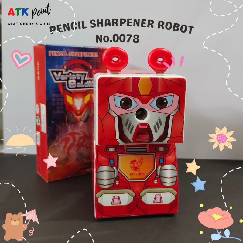 

ATK-POINT | PENCILSHARPENER | RAUTAN PENSIL MEJA 0078 ROBOT