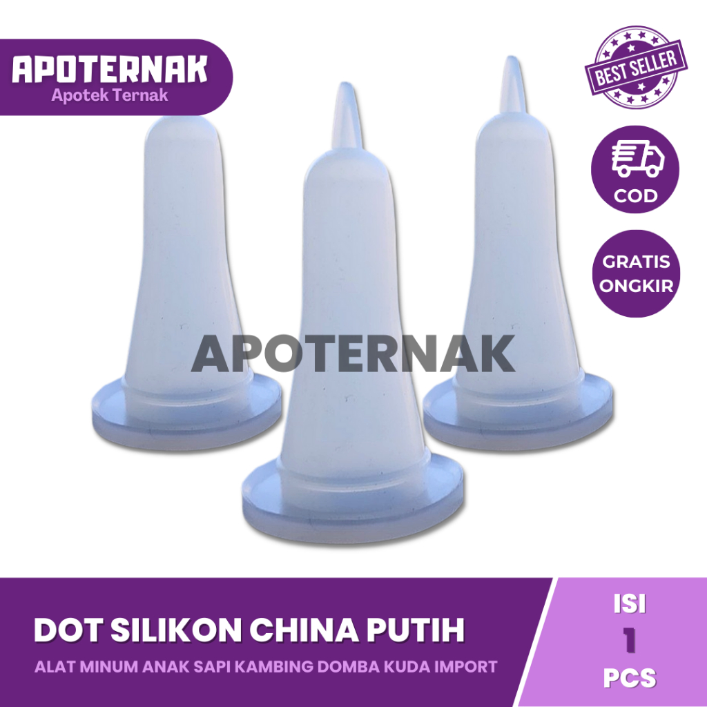 Dot Kambing Bahan Silikon Putih | Dot kambing Dot Domba