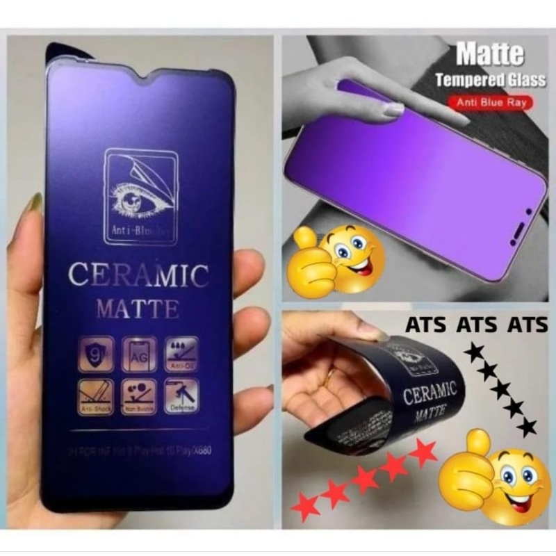 TG CERAMICS BIRU ★6 ANTI GORES HP HANDPHONE TIPE REDMI 9A / 9C / 9I / 9AT / 9C NFC / 9 PRIME / 9 POW