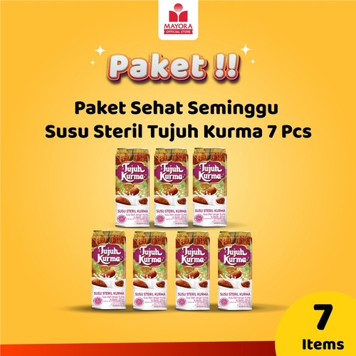 

Susu Steril Tujuh Kurma Dan Paket Sehat Seminggu 7 Pcs