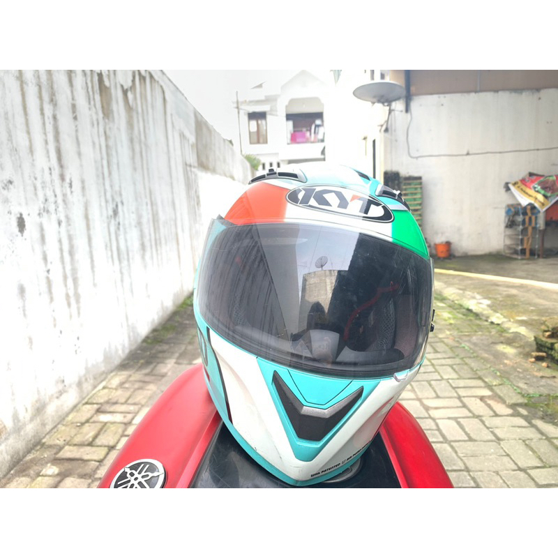 DIJUAL HELM KYT VENDETTA 2 LOCATELLI LEOPARD MOTOGP SERIES