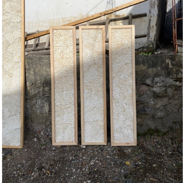 hiasan dinding walldekor kerang