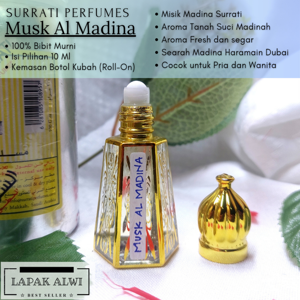 Musk Al Madina Misik madinah Surrati Bibit Murni 100%