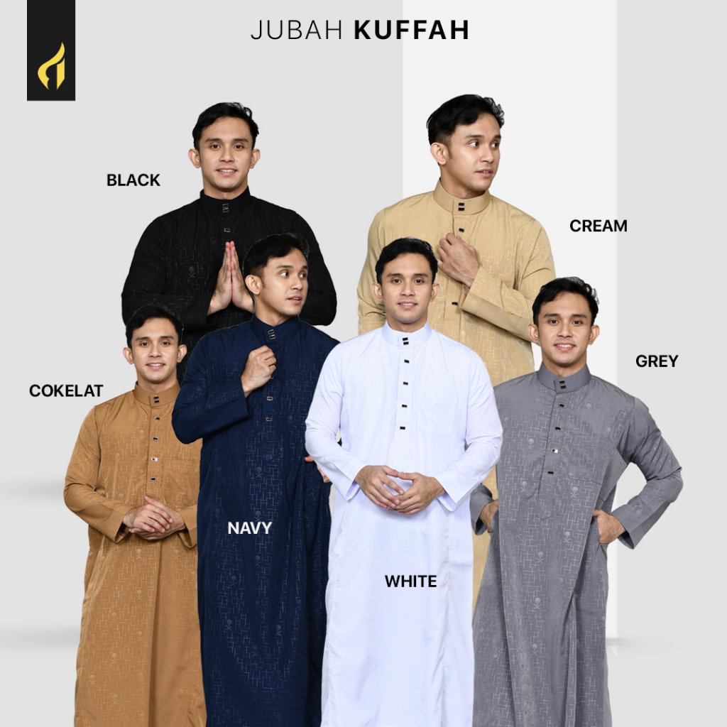 jubah Kuffah lengan panjang