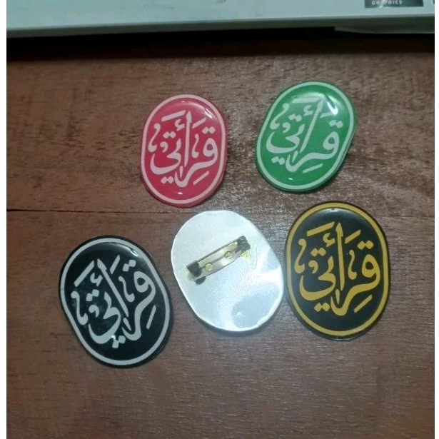 Pin Bros QIRAATI Oval Resin - Pin Aksesoris QIRAATI