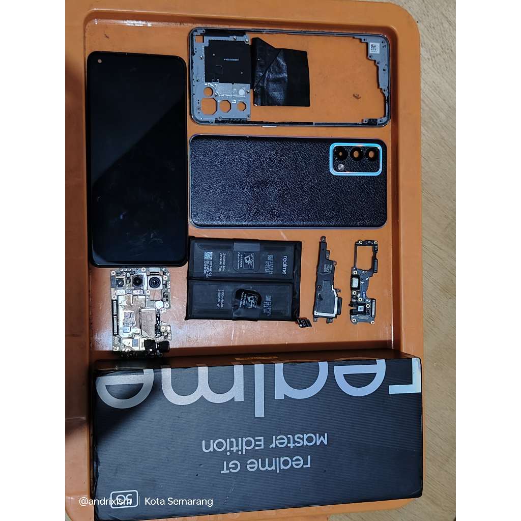 Part tested Realme GT Master Edition LCD Mesin Baterai Kamera Dsb