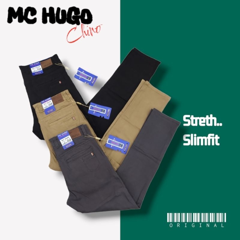 CELANA CHINO MC HUGO ORIGINAL SLIMFIT