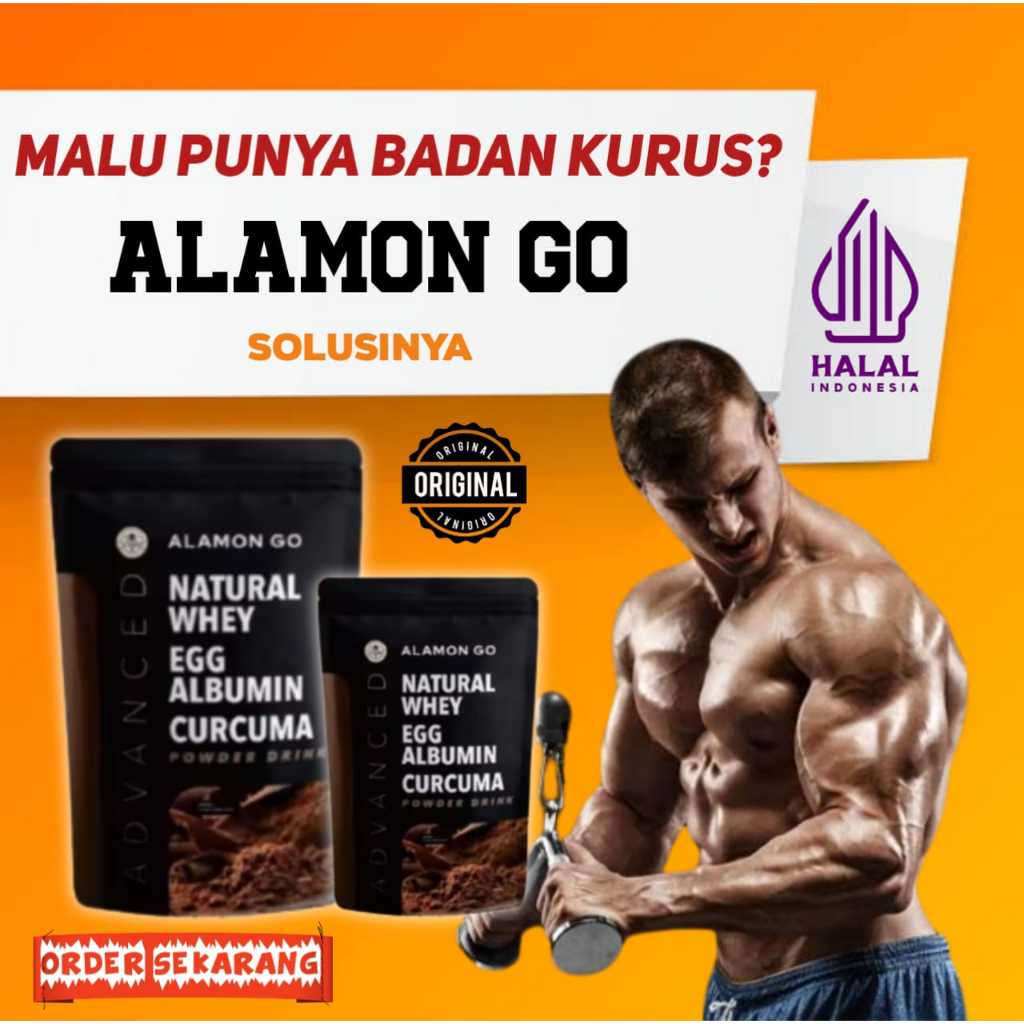 

Susu Penambah Berat Badan / Puluhan Ribu Testimoni / Alamon GO / Natural Weight Gain Susu Penggemuk Badan Susu Penambah Nafsu Makan