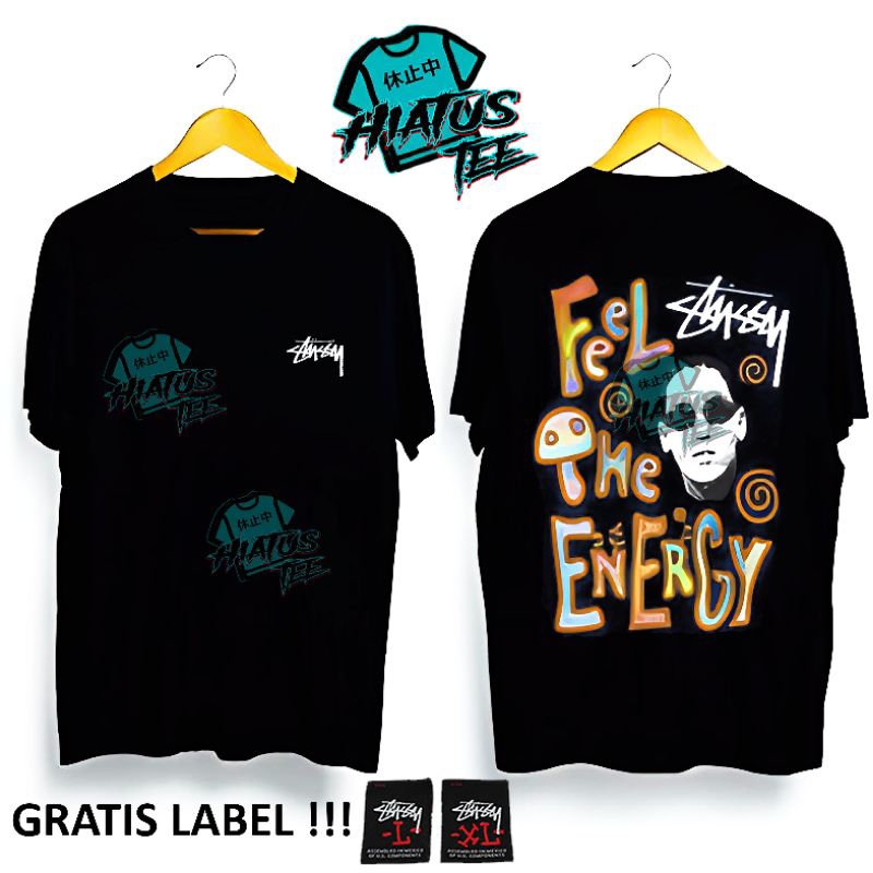 KAOS STUSSY PHOTO TEE FEEL NEW TSHIRT BOOTLEG SABLON DTG