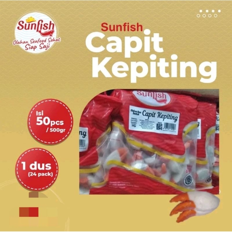 

Sunfish Capit Kepiting isi 50 pcs