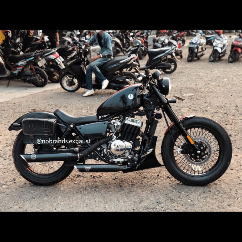 knalpot benelli patagonian eagle 250 Benelli PE 250 Karbu