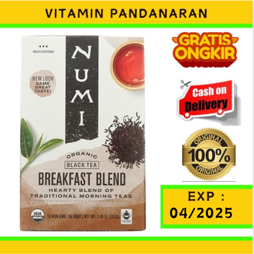 

NUMI Teh Organik Alami Breakfast Blend Tea Organic 18 Teabags 39.6g