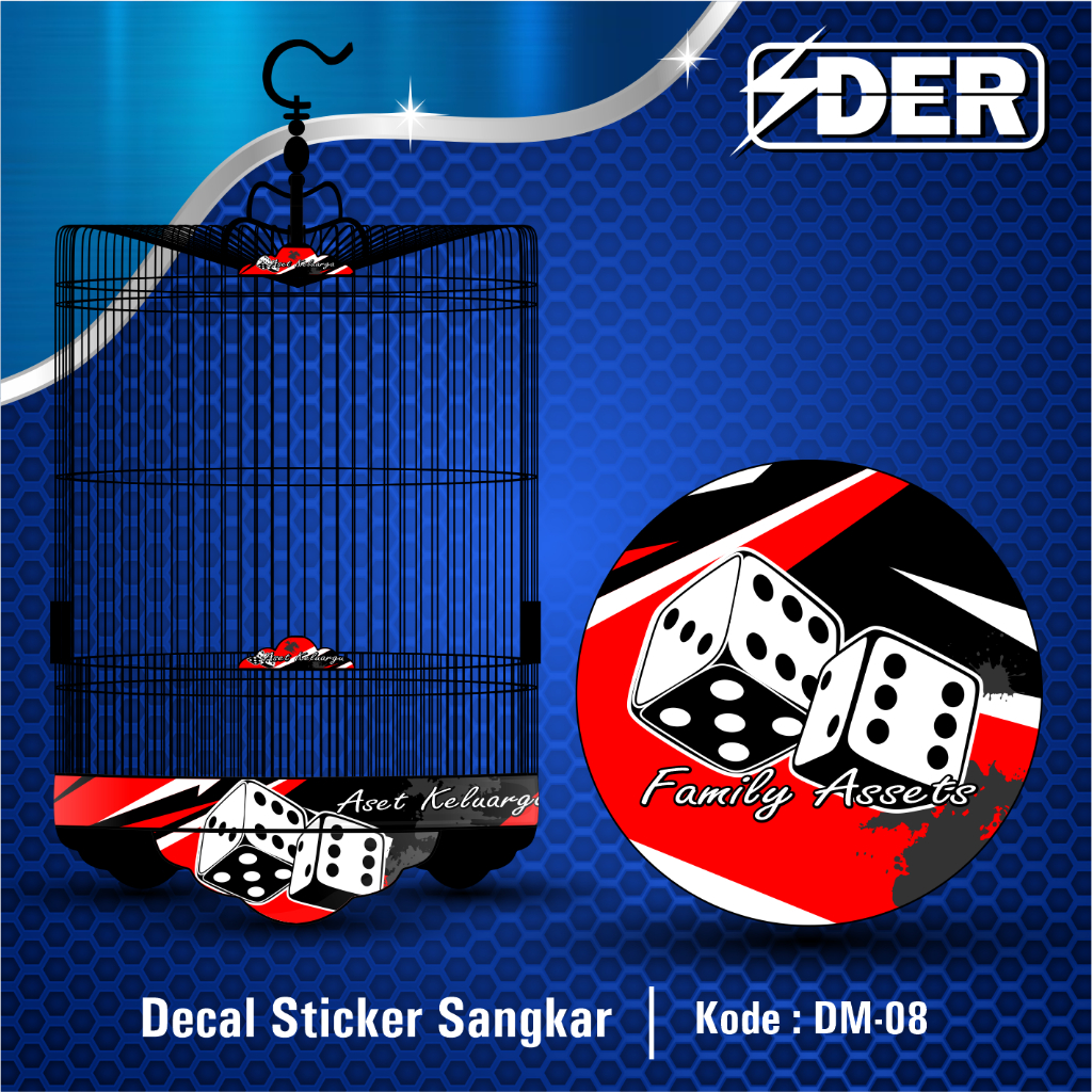 Sticker Tebok Kandang Murai Batu BNR EBOD JAYA NO 1 2 3