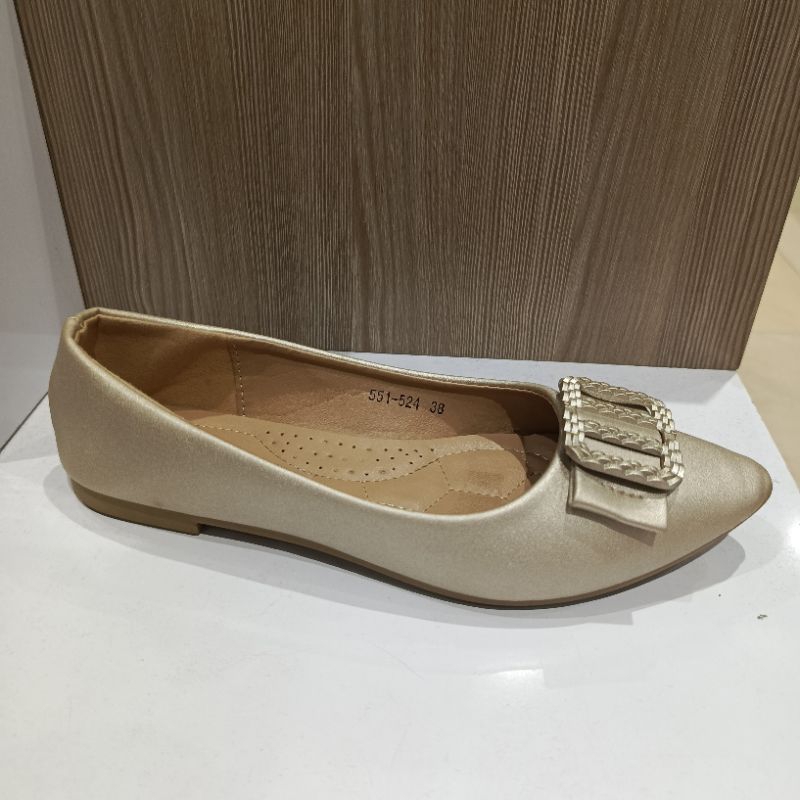 SEPATU FLAT SHOES WANITA RINGAN LENTUR BRAND DR KEVIN ORIGINAL MOTIF VITA