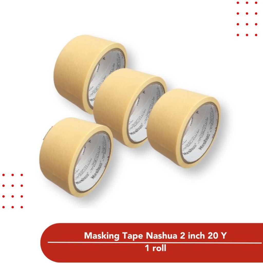 

Masking Tape / Lakban Kertas Nashua 2 Inch 20 Yard
