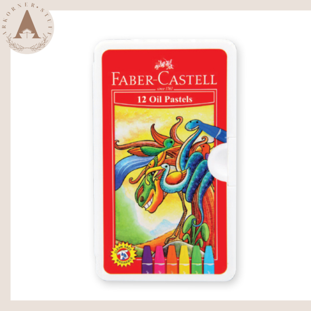 

[SET 12] Faber Castell Hexagonal Oil Pastel Crayon Krayon 12 Warna